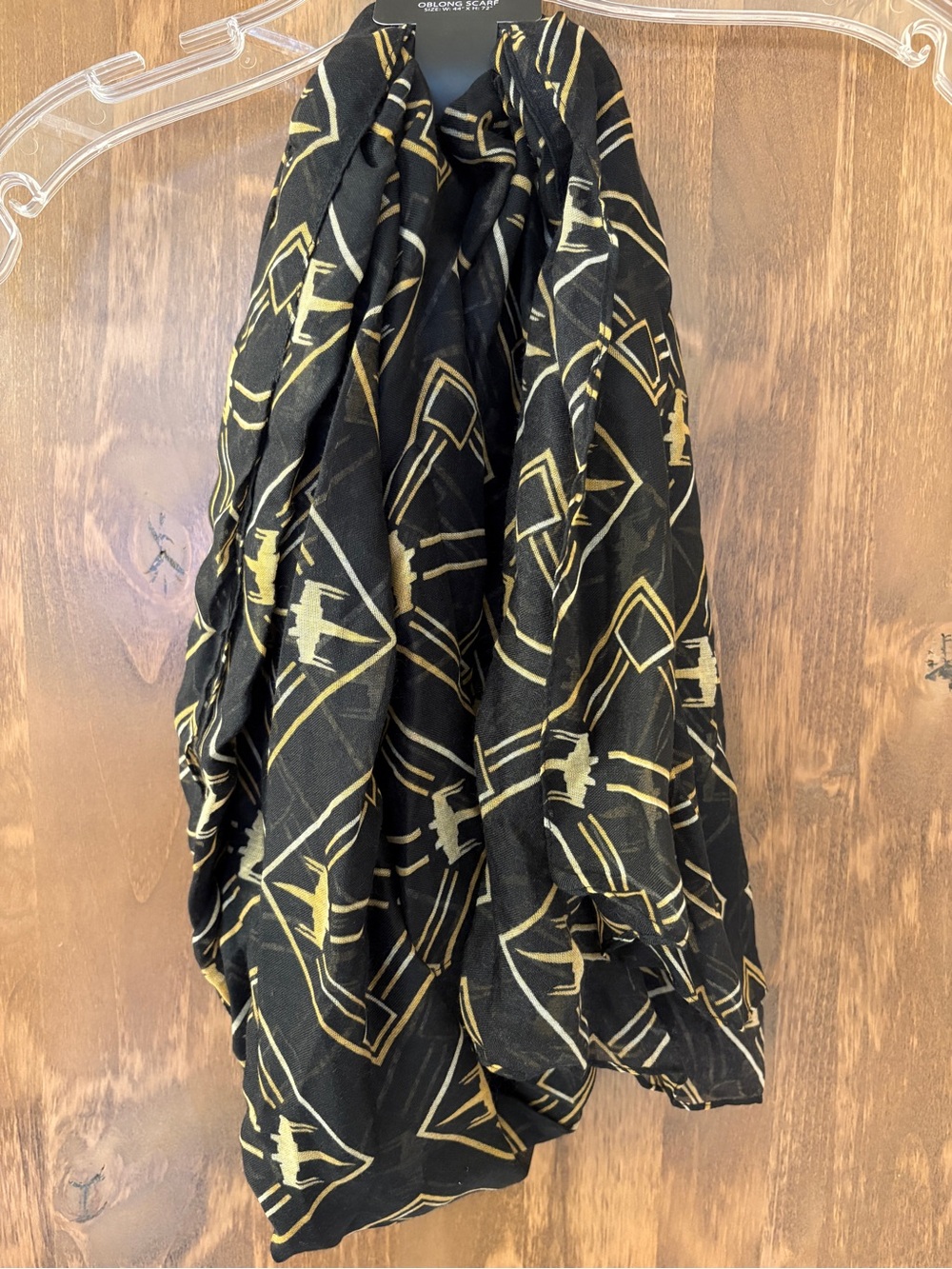 Star Wars Black Oblong Scarf